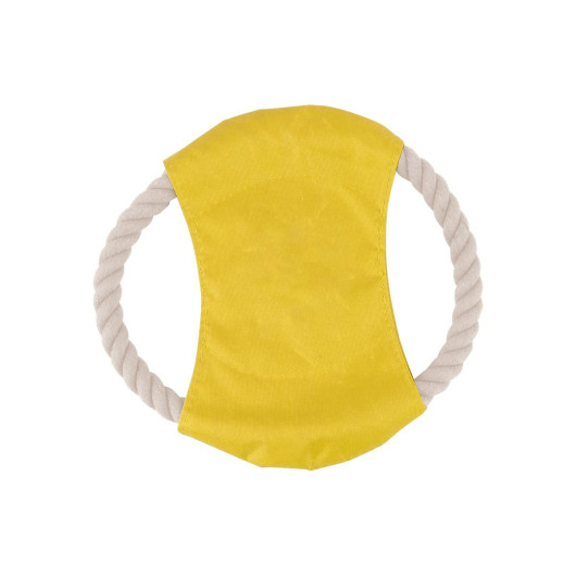 Dog Rope Frisbees Yellow